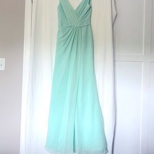 Mint Bridesmaid Dress, David’s Bridal size 0, strap
